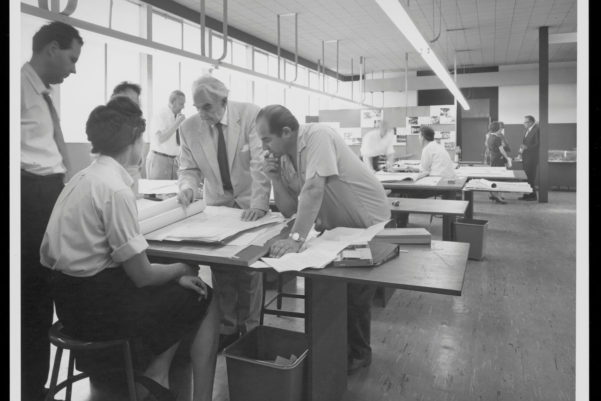 Inside Neutra’s 1950 Modernist Office