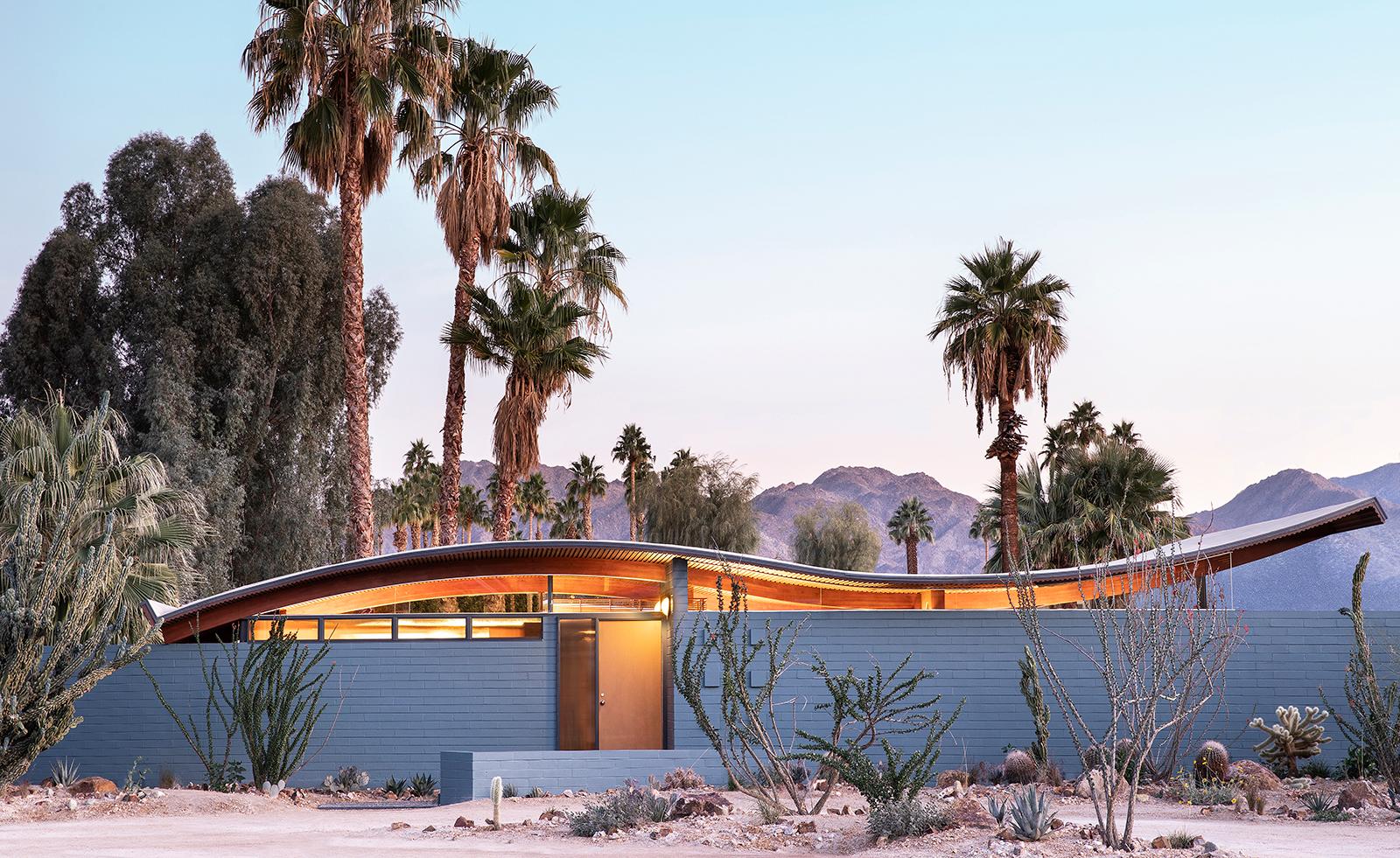 Three Nights at Walter S. White's Miles C. Bates (Wave) House in Palm Springs