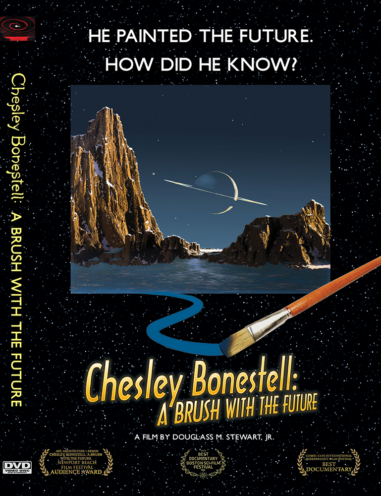 Signed copy DVD "Chesley Bonestell: A Brush with the Future" (2018) by director Douglass M Stewart, Jr.