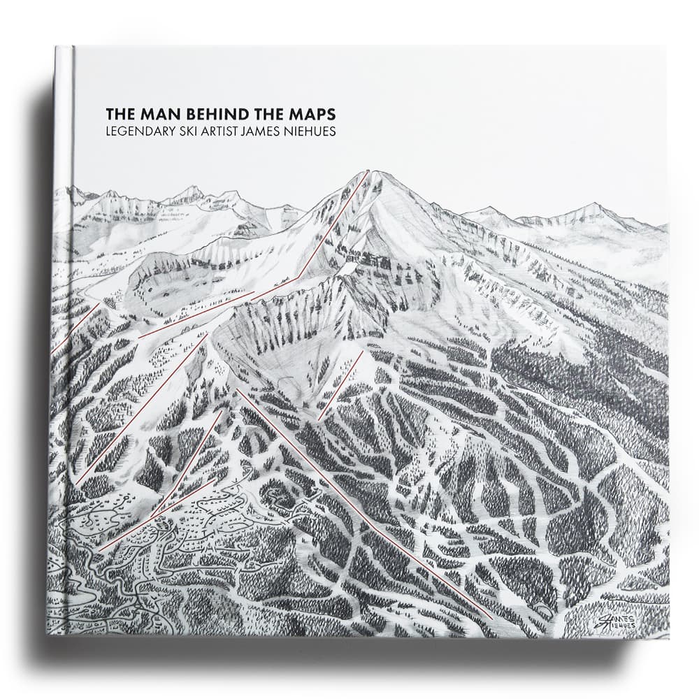 Book: The Man Behind the Maps - Legendary Ski Artist James Niehues