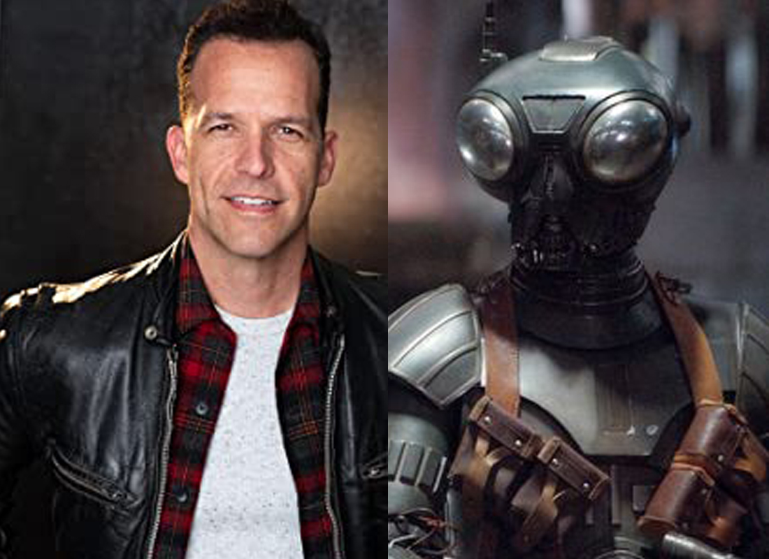 Chat with Q9-0 from The Mandalorian: actor Chris Bartlett, includes signed Q9-0 action figure, signed photo, and Zoom conversation with Chris.