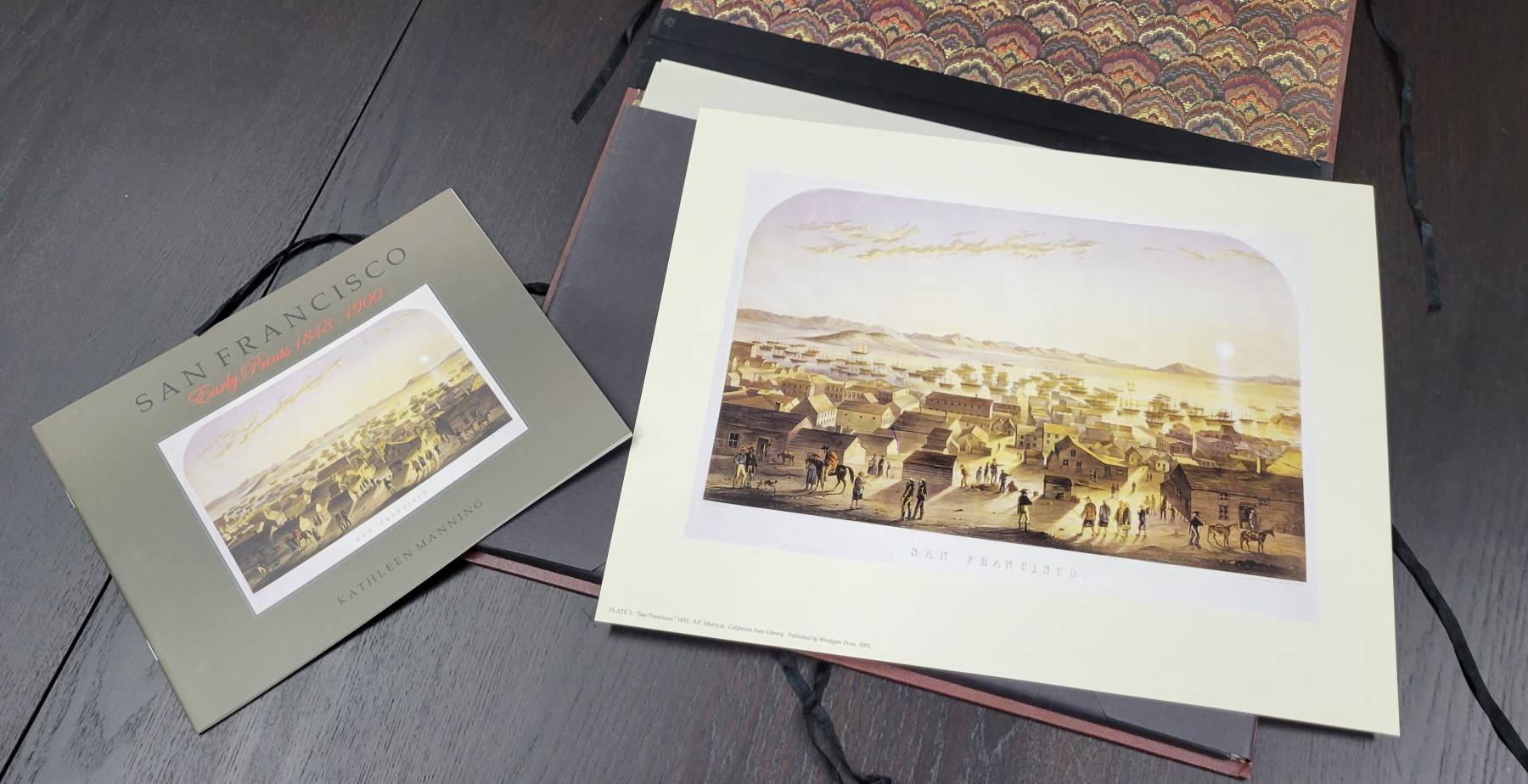 Historic Prints of San Francisco Portfolio (20 Lithograph Reproductions and Booklet) - Limited Edition Printing