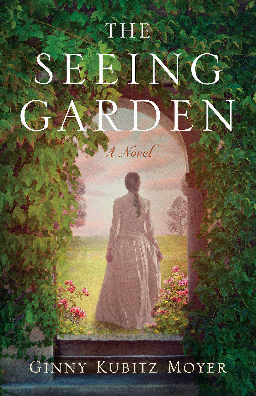 Signed copies of the historical novel The Seeing Garden by Ginny Kubitz Moyer