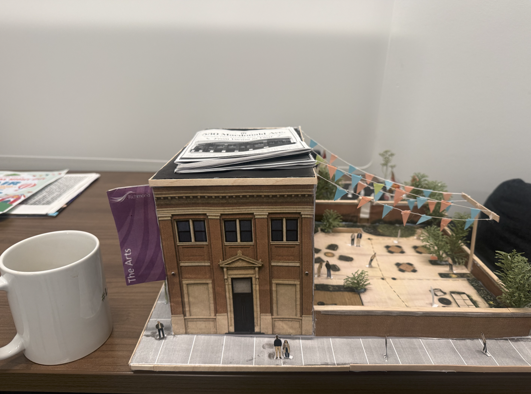 Architectural model of 530 Macdonald Avenue